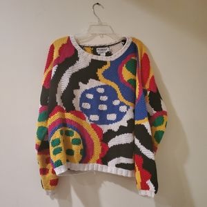 Vintage Handmade colorful sweater